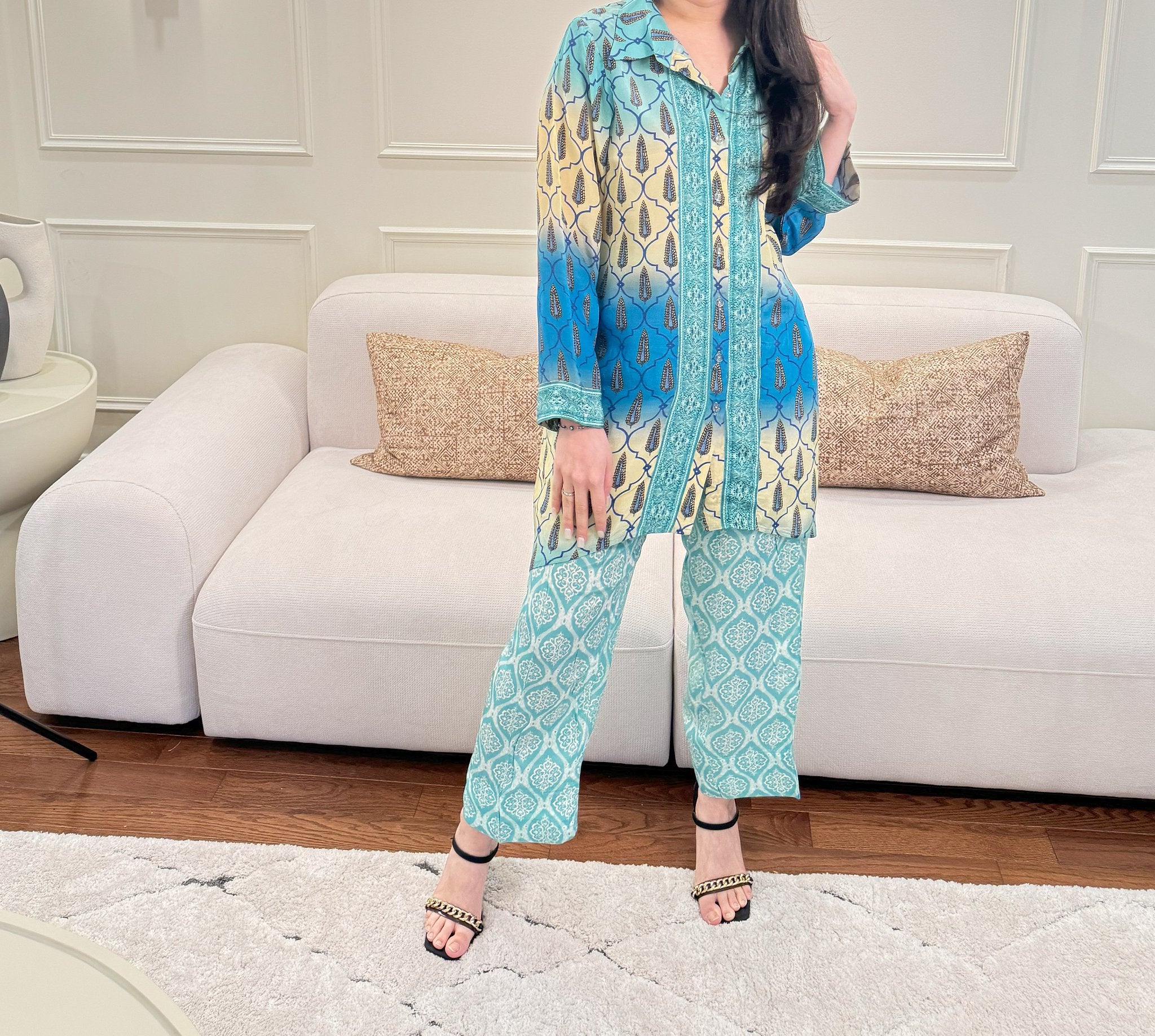 BLUE GREEN MATCHING SET - 1