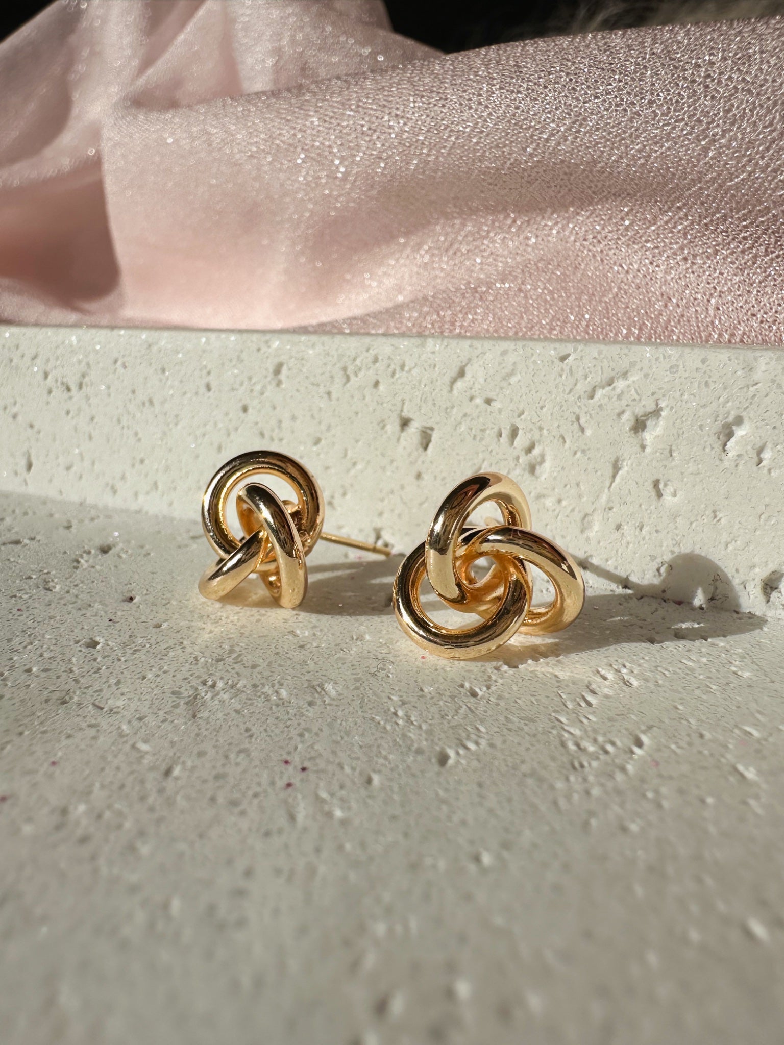 The Knot Stud Earrings  - 1
