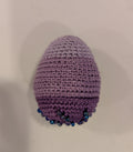 Crocheted Easter egg with beads