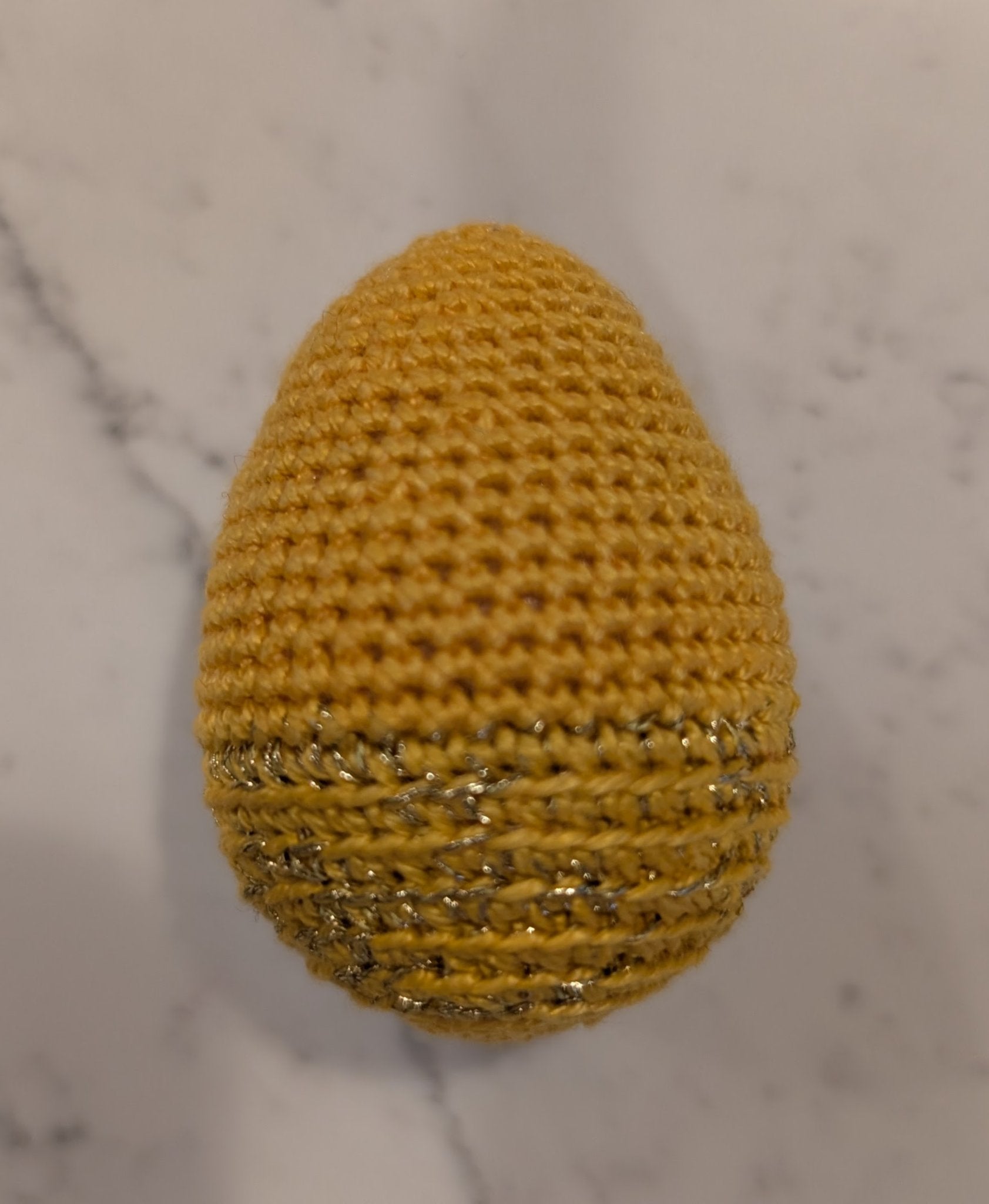 Crocheted Easter egg