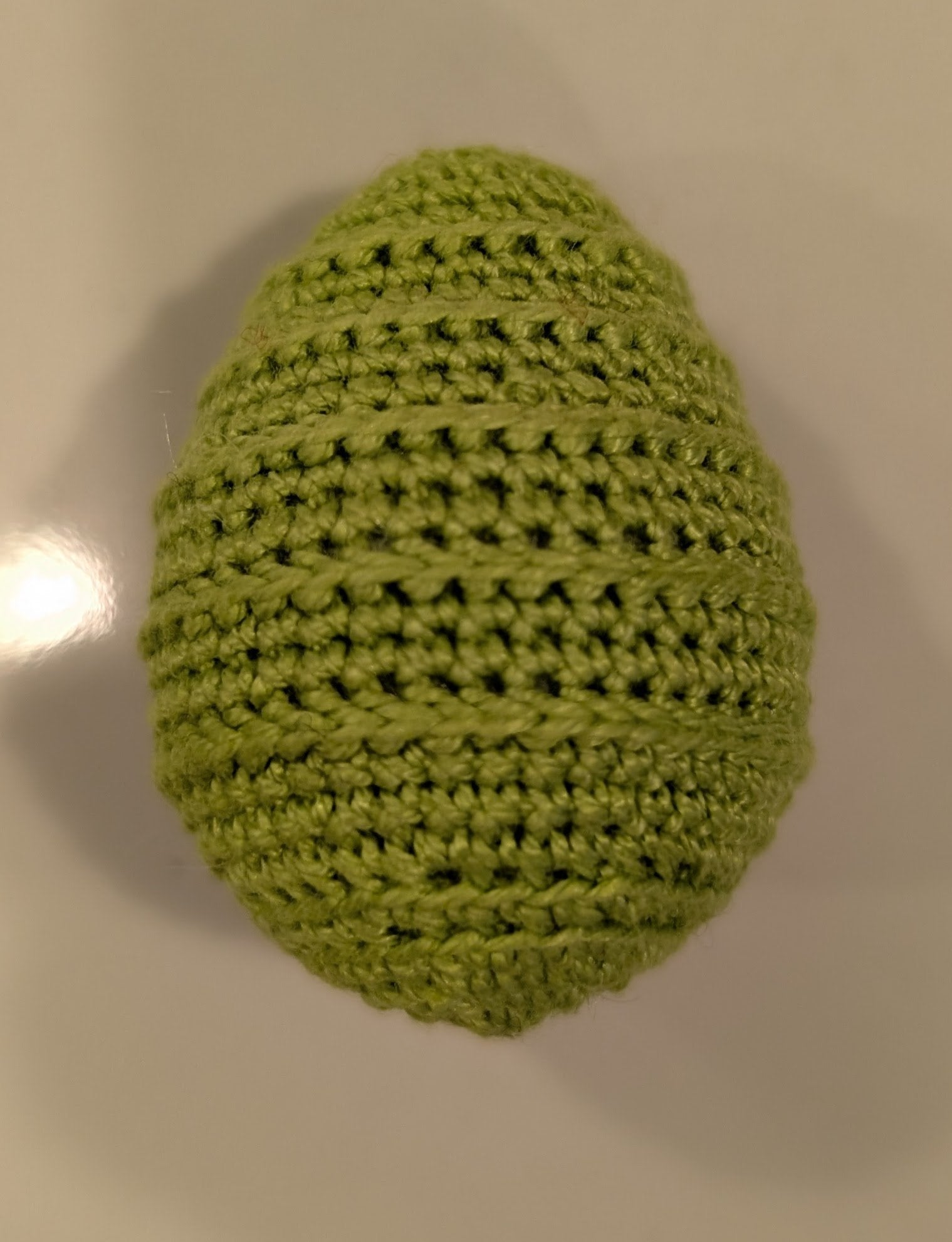 Crocheted Easter egg