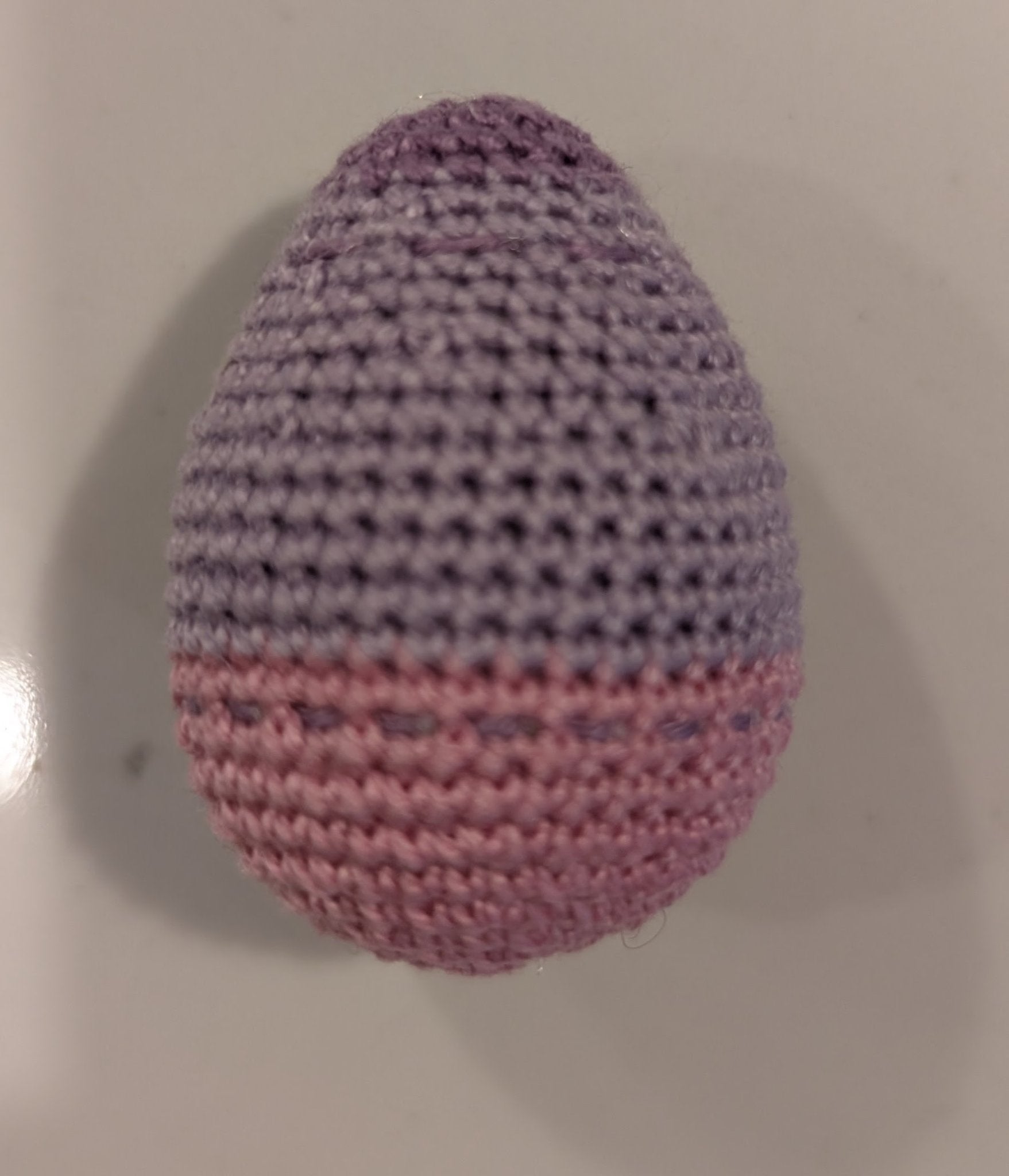 Crocheted Easter egg