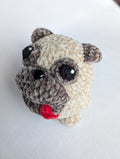 Crocheted Pug