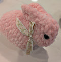 Plush pink bunny