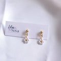 Flower Seed Bead Drop Earring