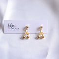 Cherry Gold Tone Drop Earring