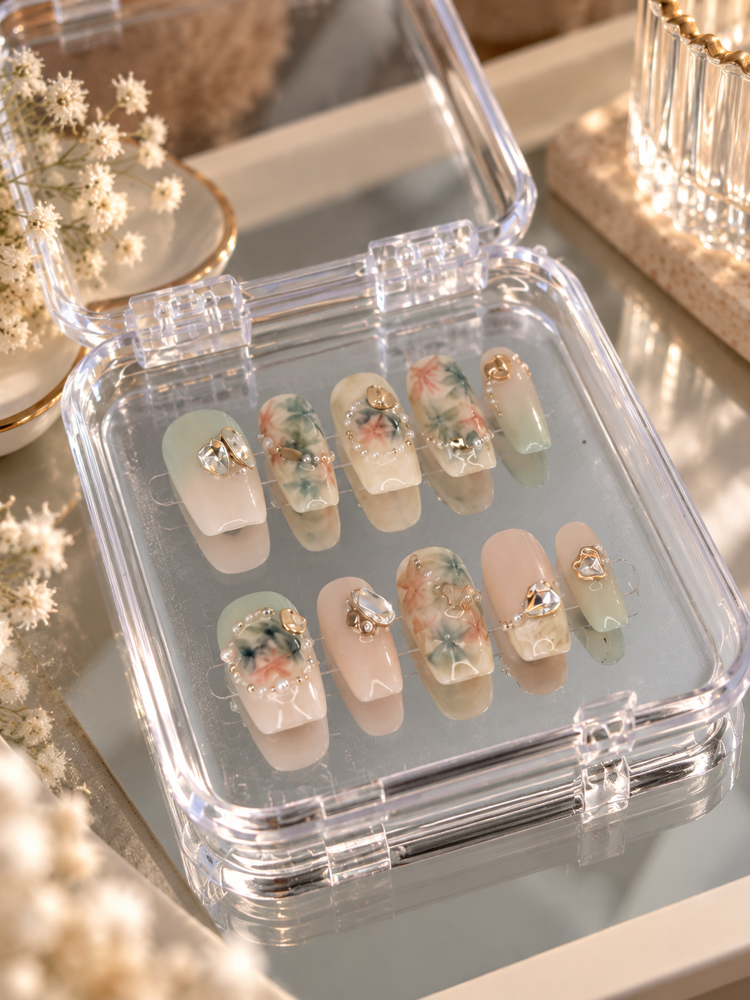 67b9ea7598f8a707689a5b69_green-floral-crystal-press-on-nails_1793120252154.png